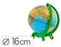 Nova Rico Globo Terráqueo Mini Giacomino Arca 16 cm Diámetro Base Plástico Alta Resistencia