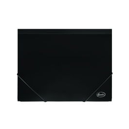 Carpeta De Gomas Y Solapas Forofis Pp A4 Negro