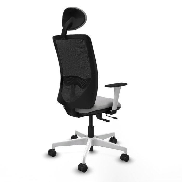 PIQUERAS Y CRESPO Silla de oficina Zulema Gris claro y Negro PIQUERAS Y CRESPO Silla de oficina Zulema Gris claro y Negro