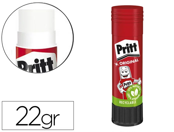 Pritt Pegamento en Barra 22g Transparente Caja Expositora de 15 Unidades
