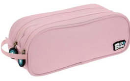 GRAFOPLAS DISEÑO Portatodo Doble Bits & Bobs Rosa Soft