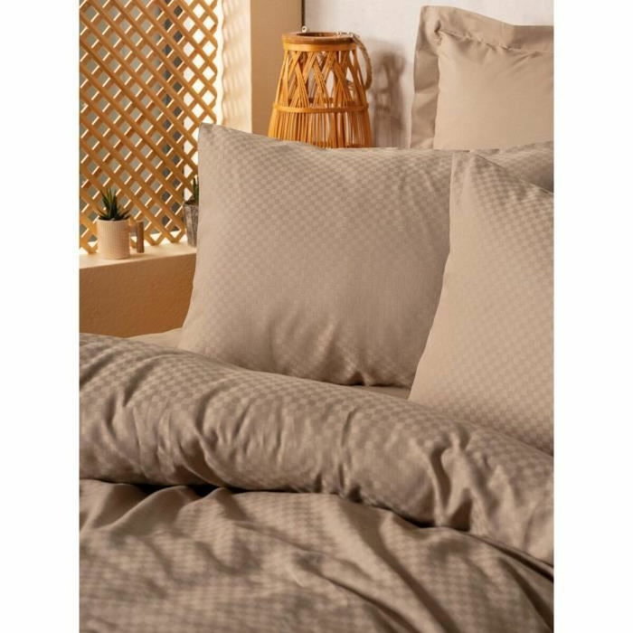 Aucune Juego de cama de 100% algodón - Visón - 220x240 cm Aucune Juego de cama de 100% algodón - Visón - 220x240 cm