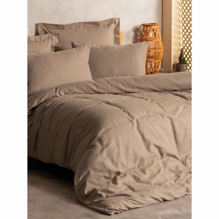 Aucune Juego de cama de 100% algodón - Visón - 220x240 cm Aucune Juego de cama de 100% algodón - Visón - 220x240 cm