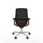 PIQUERAS Y CRESPO Silla de oficina Mardos Naranja y Negro