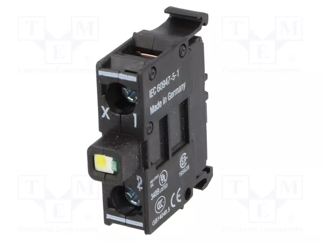 Eaton M22-LEDC230-W Luminaria LED para caja eléctrica, Negro