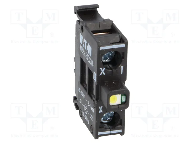 Eaton M22-LEDC230-W Luminaria LED para caja eléctrica, Negro