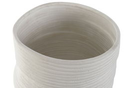 DKD Home Decor Jarrón Blanco 27 x 37 x 27 cm Cerámica