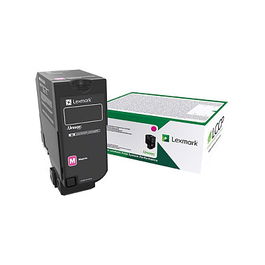 Lexmark 75B20M0 Toner magenta Original para CS727, CS728, CX727 Rendimiento 10.000 páginas