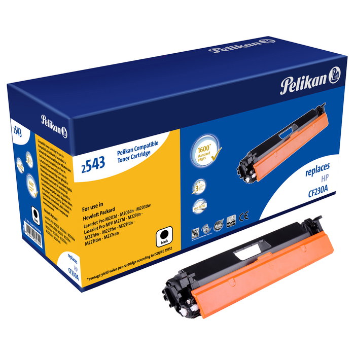 Pelikan 1031430058 Cartucho de tóner compatible para CF230A, Negro Pelikan 1031430058 Cartucho de tóner compatible para CF230A, Negro