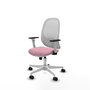PIQUERAS Y CRESPO Silla de oficina Cilanco Rosa y Blanca