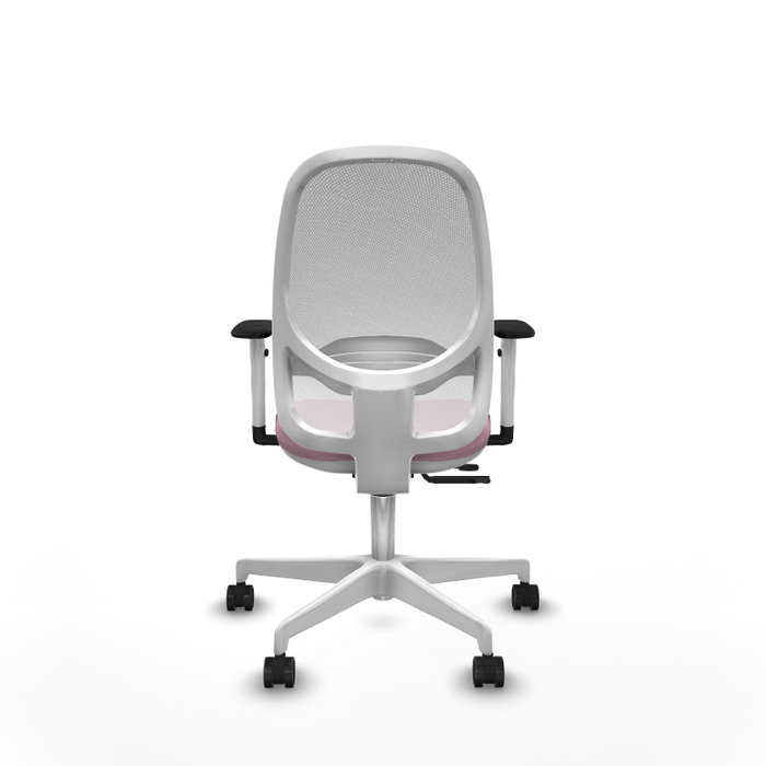 PIQUERAS Y CRESPO Silla de oficina Cilanco Rosa y Blanca
