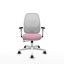PIQUERAS Y CRESPO Silla de oficina Cilanco Rosa y Blanca