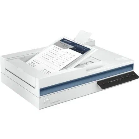 HP Escáner Documental ScanJet Pro 2600 F1 (20G05A) con Alimentador Automático de Documentos ADF y Escaneo a Doble Cara
