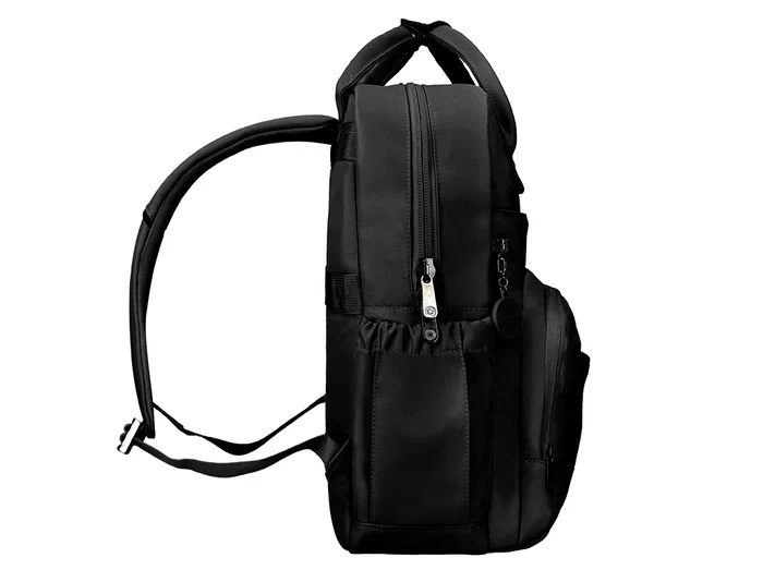 Antartik Mochila Glow bags con Acolchado para Portátil 15", Negro, 25L, 440x33x115mm