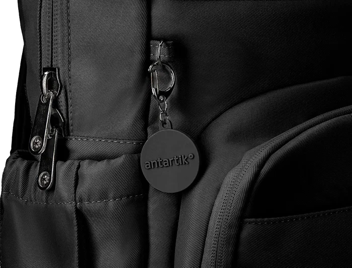Antartik Mochila Glow bags con Acolchado para Portátil 15", Negro, 25L, 440x33x115mm