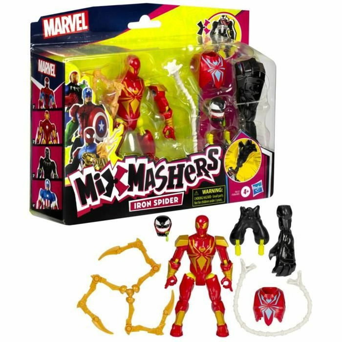 Hasbro MixMashers Iron Spider Deluxe, figura personalizable de 12 cm de Marvel Hasbro MixMashers Iron Spider Deluxe, figura personalizable de 12 cm de Marvel