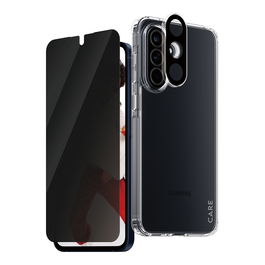 PanzerGlass CARE Protector de Pantalla 3 en 1 con Privacidad para Samsung Galaxy A56 5G - Vidrio Templado Antigolpes, Antirayones, Anti-Huellas