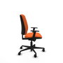 PIQUERAS Y CRESPO Silla de oficina Alares tapizada Bali naranja