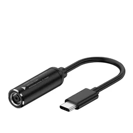 Generico Cable adaptador para cargador HP, Dell de 7.4mm * 5.0mm a USB-C 0.15 m negro