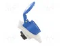 PAWBOL Conector de alimentación AC hembra 16A 400VAC 3 pines