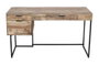 DKD Home Decor Escritorio Mango y Metal Natural 150x60x85