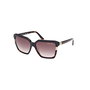 Guess By Marciano Gafas de Sol GM00009 Mujer Montura Cuadrada Acetato Marrón 58 mm