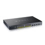 Zyxel XGS1935-28HP - Switch Gestionado L2+/L3 Gigabit Ethernet, 24 Puertos RJ-45, 4 Puertos SFP, Con PoE, Calidad de Servicio (QoS) e Inspección ARP