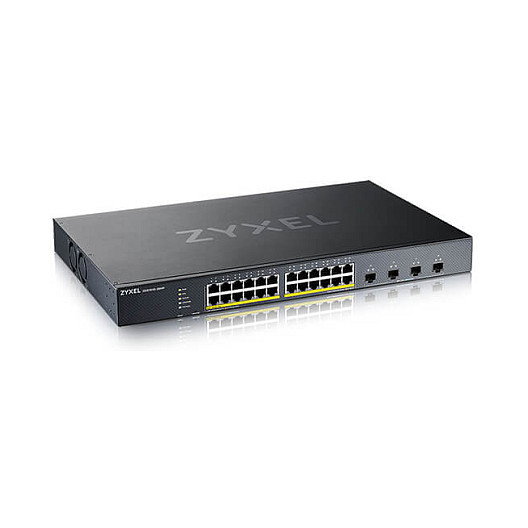 Zyxel XGS1935-28HP - Switch Gestionado L2+/L3 Gigabit Ethernet, 24 Puertos RJ-45, 4 Puertos SFP, Con PoE, Calidad de Servicio (QoS) e Inspección ARP Zyxel XGS1935-28HP - Switch Gestionado L2+/L3 Gigabit Ethernet, 24 Puertos RJ-45, 4 Puertos SFP, Con PoE, Calidad de Servicio (QoS) e Inspección ARP