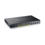 Zyxel XGS1935-28HP - Switch Gestionado L2+/L3 Gigabit Ethernet, 24 Puertos RJ-45, 4 Puertos SFP, Con PoE, Calidad de Servicio (QoS) e Inspección ARP