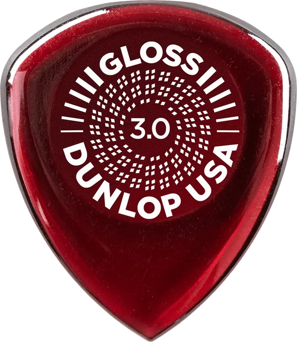 Dunlop Pack 12 Púas Flow Gloss 3.00 mm Ultex - Púas para Guitarra de Larga Duración con Control y Precisión