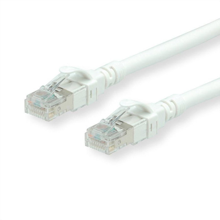 ROLINE Patchkabel Cat.6A S/FTP Blanco 2 m