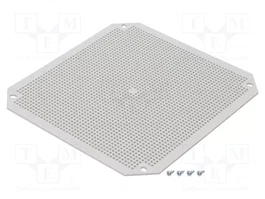 FIBOX Placa de ensamblaje de plástico perforada