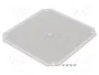FIBOX Placa de ensamblaje de plástico perforada