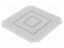 FIBOX Placa de ensamblaje de plástico perforada