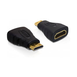DeLOCK 65244 Adaptador HDMI-C Macho a HDMI-A Hembra