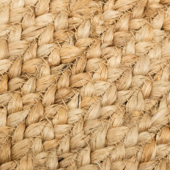 Ixia Alfombra Natural de Yute Decoración 120 x 120 x 1 cm