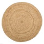 Ixia Alfombra Natural de Yute Decoración 120 x 120 x 1 cm