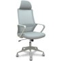 FORÖL Pro534 Silla de Oficina Gris con Mecanismo Basculante y Respaldo de Malla