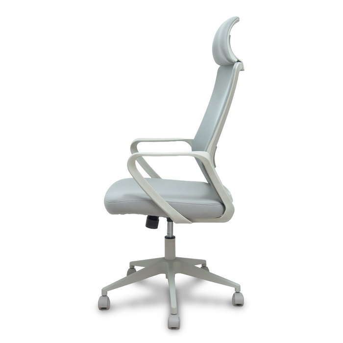 Silla de oficina Pro534 con mecanismo Basculante tapizada con Tela color Gris. Equipada con lumbar 1D, Brazos fijos, Cabecero 1D y Ruedas de nailon 50 mm Silla de oficina Pro534 con mecanismo Basculante tapizada con Tela color Gris. Equipada con lumbar 1D, Brazos fijos, Cabecero 1D y Ruedas de nailon 50 mm