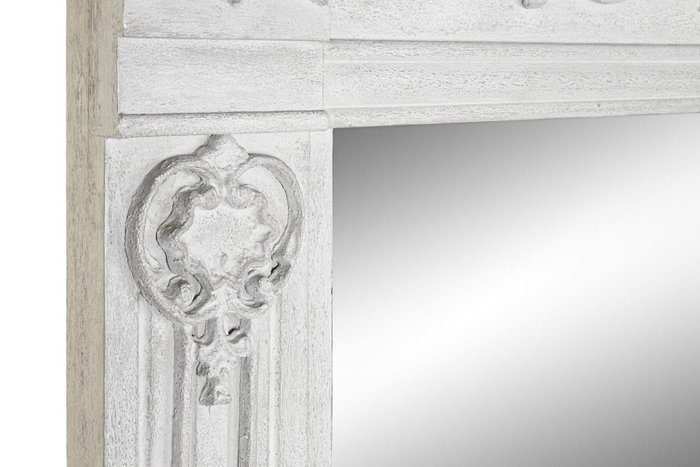 DKD Home Decor Espejo Romántico Gris Mango MDF 133 x 8.5 x 167 cm