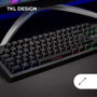 Mars Gaming MK023ES Teclado Gaming TKL H-Mech RED FRGB Negro
