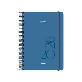 DOHE Agenda Montana Espiral Tapa Extra con Goma Azul 140x200