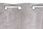 DKD Home Decor Cortina de Poliéster 140x260 cm Rosa Palo con 8 Anillas