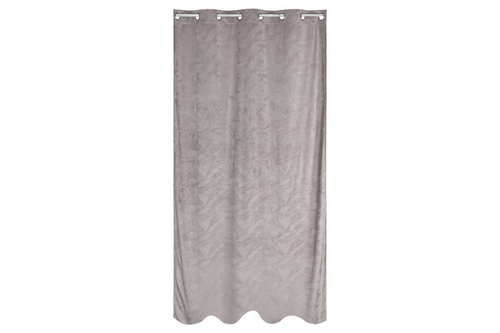 DKD Home Decor Cortina de Poliéster 140x260 cm Rosa Palo con 8 Anillas DKD Home Decor Cortina de Poliéster 140x260 cm Rosa Palo con 8 Anillas