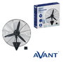 AVANT Ventilador Industrial de Pared, 65 cm de Diámetro, 180 W, para Talleres y Garajes, Ventilador de Alta Potencia para Pared, 65 cm, 180W