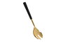 DKD Home Decor Set de cubiertos Acacia Dorado y Natural