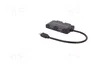 QOLTEC Hub USB 3.1 con 4 Puertos USB-A y Conector USB-C, Negro