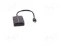 QOLTEC Hub USB 3.1 con 4 Puertos USB-A y Conector USB-C, Negro
