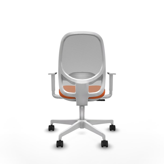PIQUERAS Y CRESPO Silla de oficina Cilanco Naranja y Gris con mecanismo Sincro PIQUERAS Y CRESPO Silla de oficina Cilanco Naranja y Gris con mecanismo Sincro