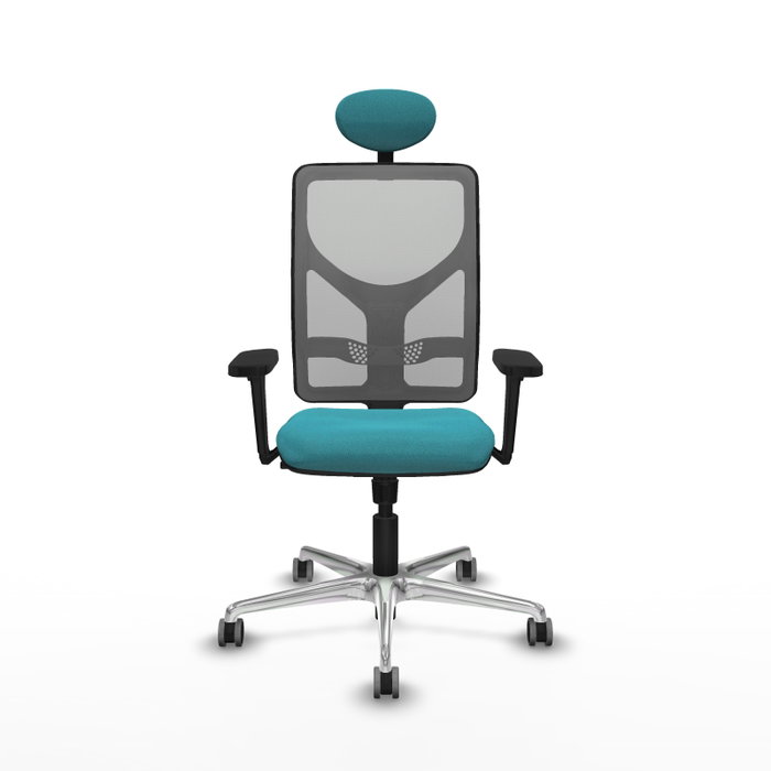 PIQUERAS Y CRESPO Silla de oficina Motilla Turquesa con mecanismo Sincro PIQUERAS Y CRESPO Silla de oficina Motilla Turquesa con mecanismo Sincro